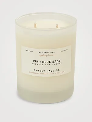 Fir & Blue Sage Scented Soy Candle