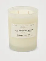 Applewood & Birch Scented Soy Candle