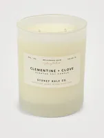 Clementine & Clove Scented Soy Candle