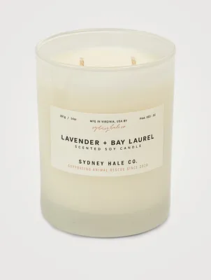 Lavender & Bay Laurel Scented Soy Candle