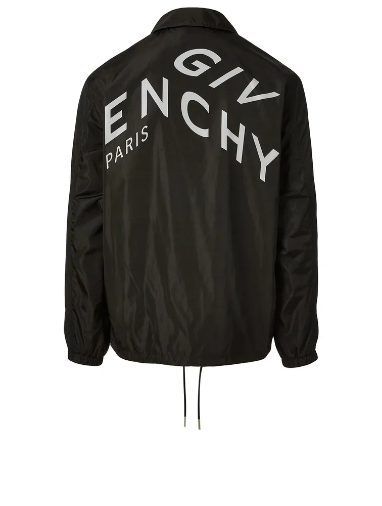 Windbreaker Jacket With Refracted Logo