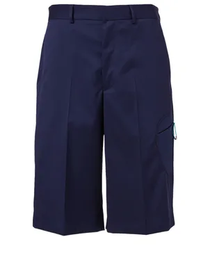 Super 110 Wool Bermuda Shorts