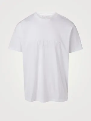 Cotton T-Shirt With 3D Logo
