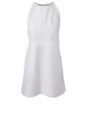 Linen And Cotton Mini Dress
