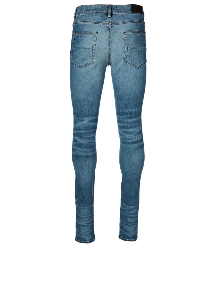 MX1 Skinny Jeans With Leather Patches