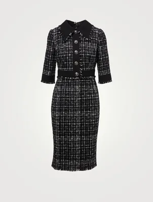 Tweed Midi Dress