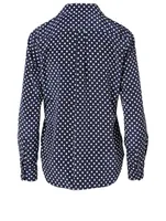 Long-Sleeve Shirt Polka Dot Print