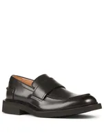The Level Brushed Leather Loafers