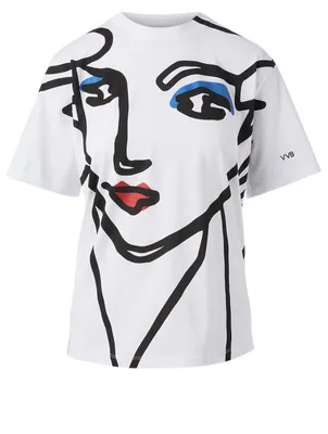 Beauty Face Cotton T-Shirt