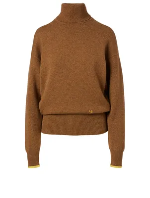 Cashmere Stretch Turtleneck Sweater
