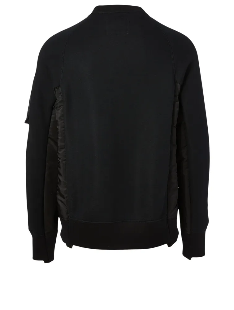 Sponge Sweat x MA-1 Sweatshirt