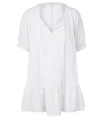 Cotton Gauze Pintuck Nightgown