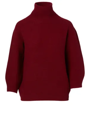 Wool And Cashmere Turtleneck Sweater