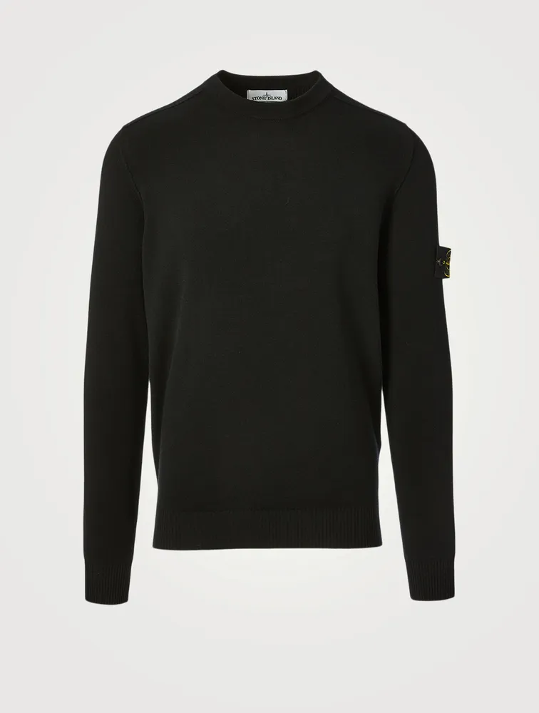 Wool-Blend Long-Sleeve Sweater