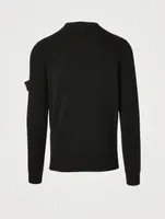 Wool-Blend Long-Sleeve Sweater
