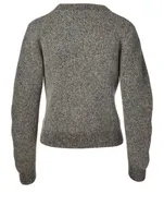 Alpaca Wool-Blend Sweater With Sequins