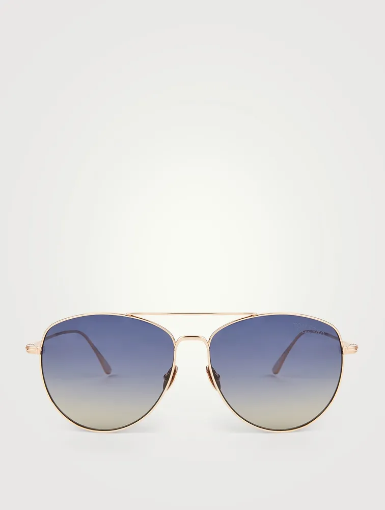 Milla Polarized Aviator Sunglasses