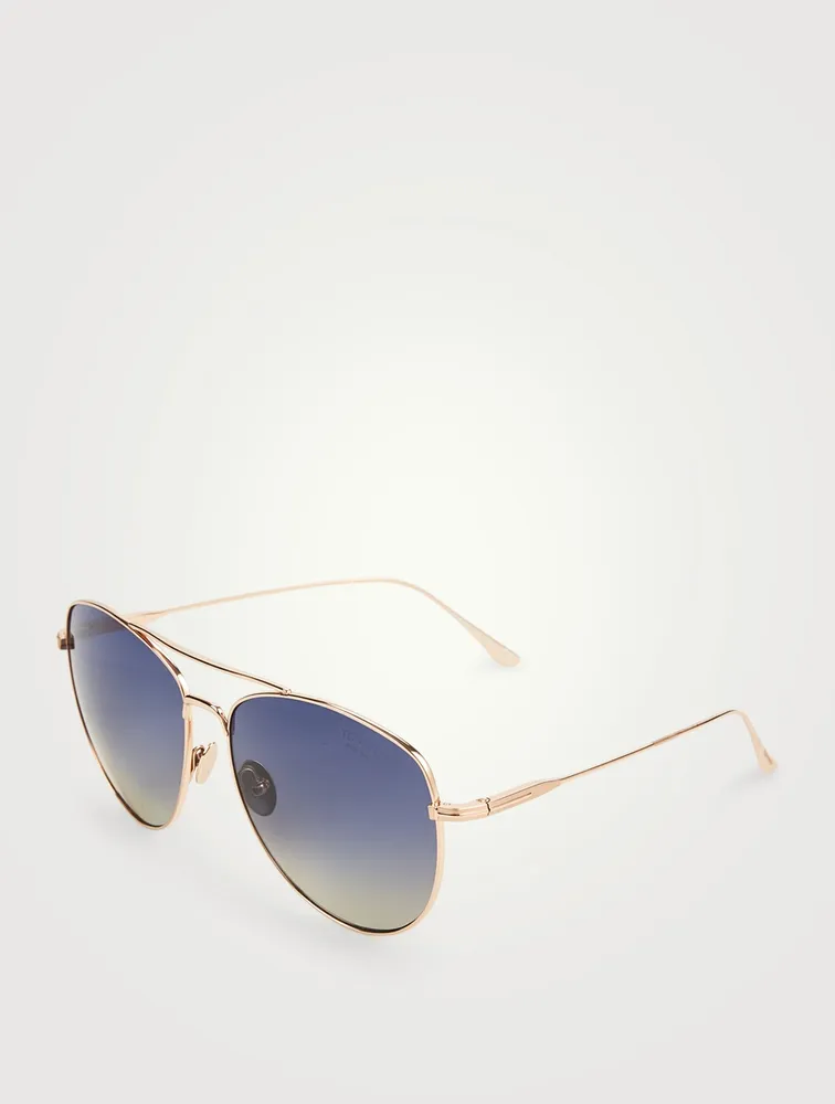 Milla Polarized Aviator Sunglasses