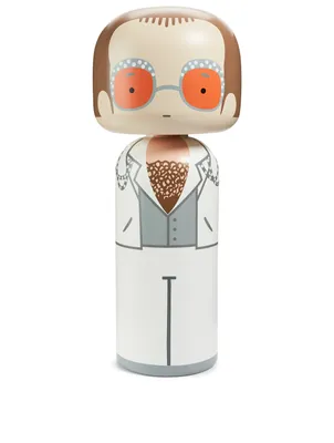 Extra-Large Elton Wood Kokeshi Doll