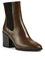 Leather Heeled Chelsea Boots