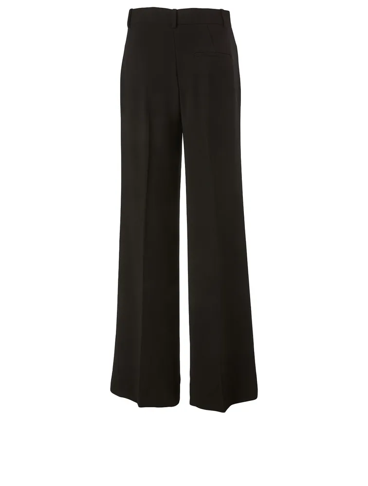 Wide-Leg High-Waisted Pants