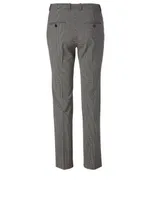 Hartsdale Wool Stretch Pants Check Print