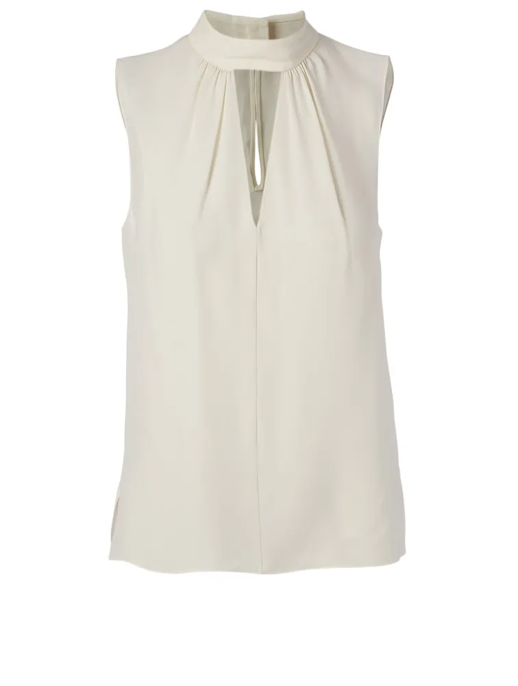 Silk Sleeveless Blouse