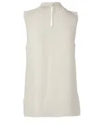 Silk Sleeveless Blouse