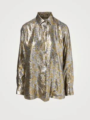 Clavelly Silk-Blend Shirt