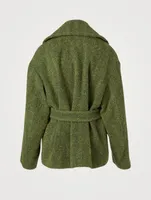 Rivieta Alpaca And Wool Belted Coat