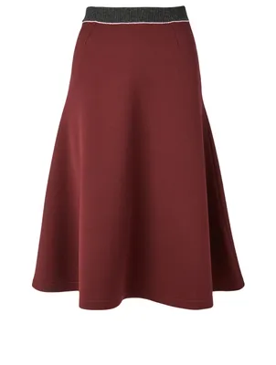 Cotton A-Line Skirt