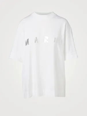 Cotton Oversized T-Shirt With Logo