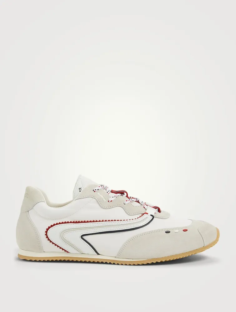 2 Moncler 1952 Seventy Suede And Nylon Sneakers