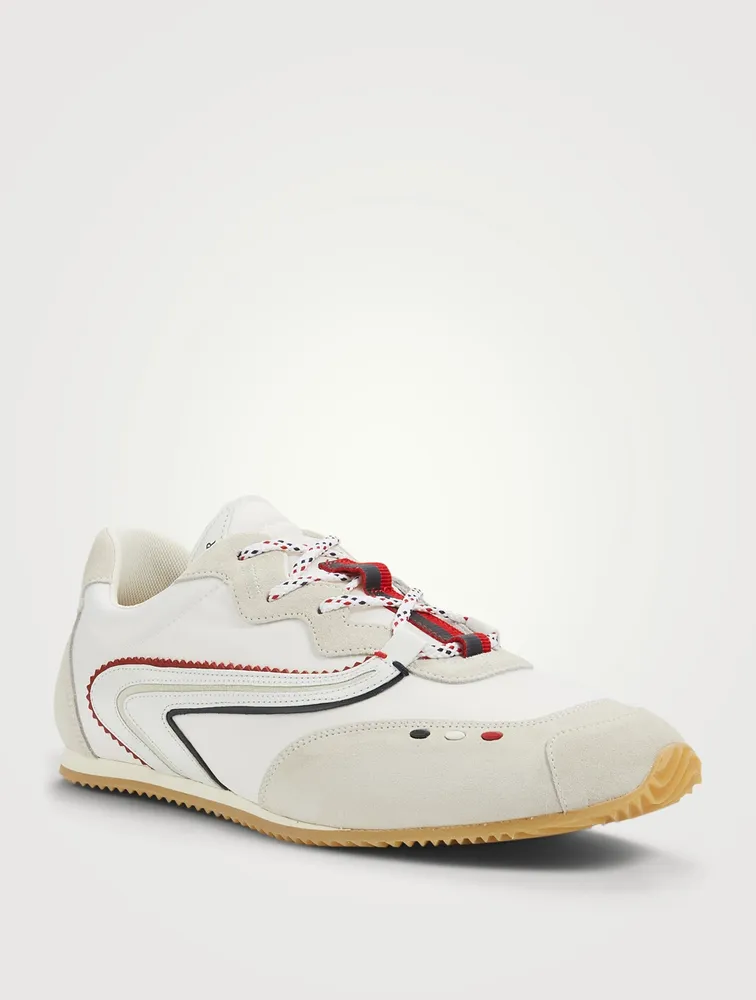 2 Moncler 1952 Seventy Suede And Nylon Sneakers