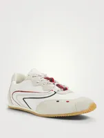 2 Moncler 1952 Seventy Suede And Nylon Sneakers