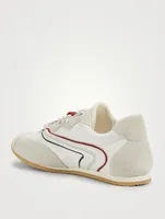 2 Moncler 1952 Seventy Suede And Nylon Sneakers