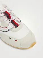 2 Moncler 1952 Seventy Suede And Nylon Sneakers
