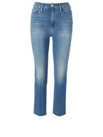Le Sylvie Crop Jeans With Raw Edge