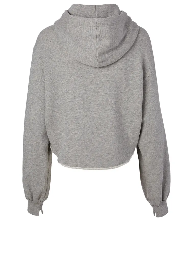 Easy Organic Cotton Cropped Hoodie