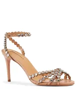 Tequila 85 Crystal Leather Heeled Sandals