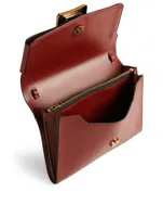 Buckle Leather Crossbody Travel Case Bag