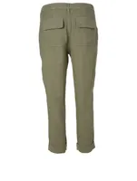 Le Beau Linen High-Waisted Pants