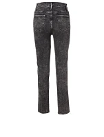 Le Sylvie Ultra High-Waisted Jeans With Raw Edge