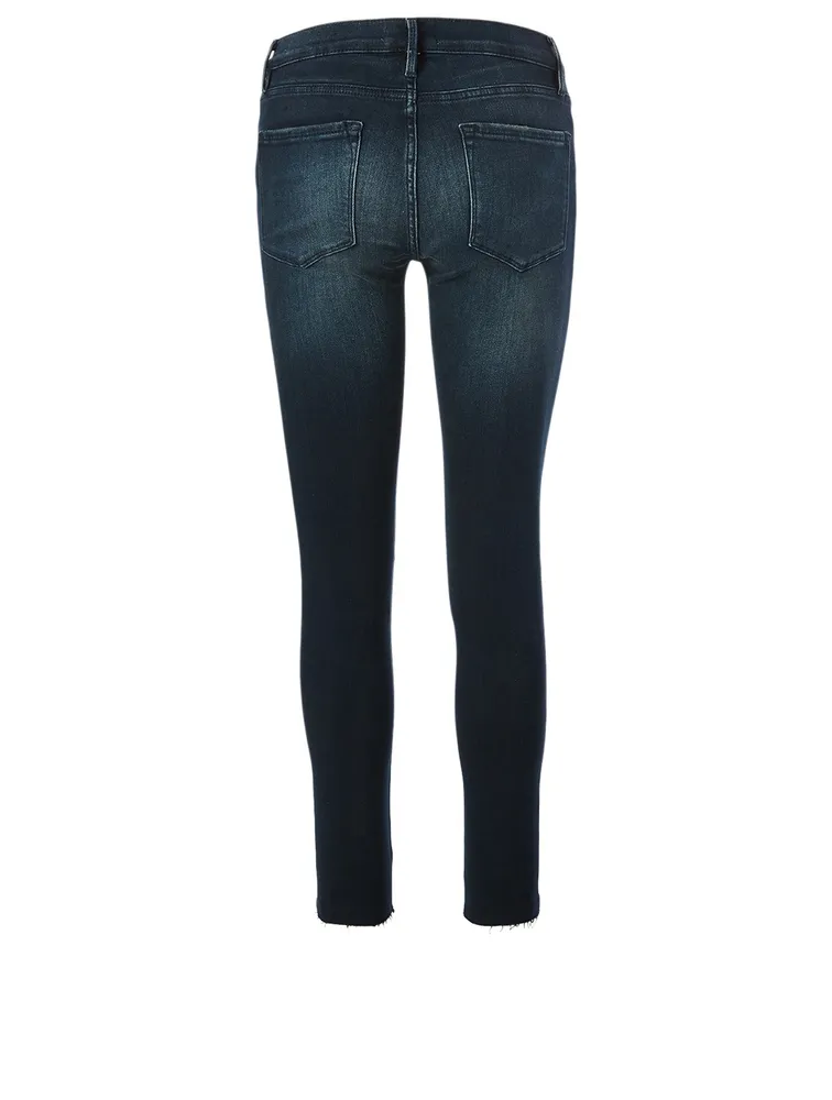 Le Skinny de Jeanne Jeans With Raw Edge