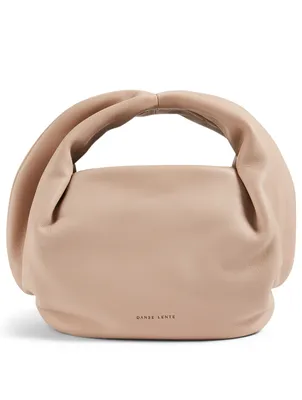 Mini Lola Crescent Leather Bag