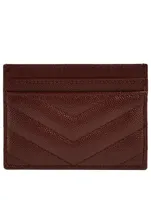 YSL Monogram Leather Card Holder