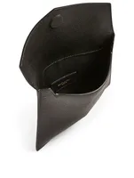 Small YSL Monogram Leather Envelope Pouch