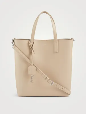 Toy YSL Monogram Leather Shopping Tote Bag