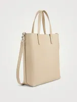 Toy YSL Monogram Leather Shopping Tote Bag