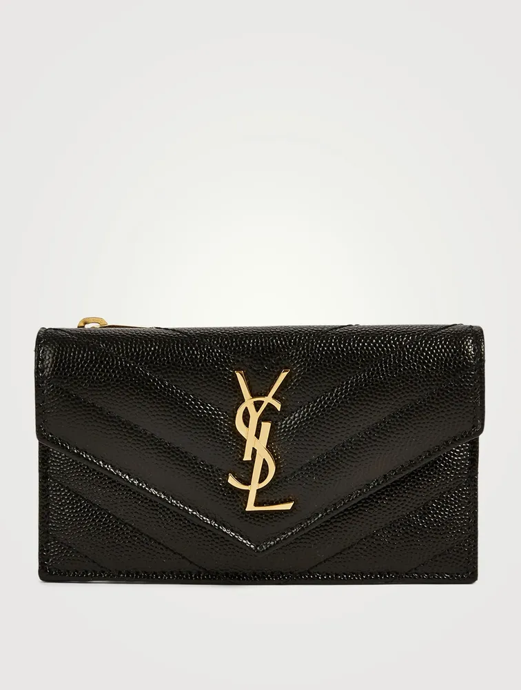 Fragments YSL Monogram Leather Card Holder